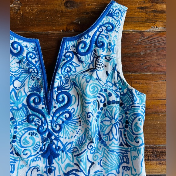 Lilly Pulitzer Lyssa Lucky Trunks Shift Dress - Picture 7 of 7